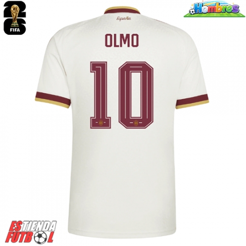 España Dani Olmo #10 Segunda Equipación Mundial 2026 Manga Corta
